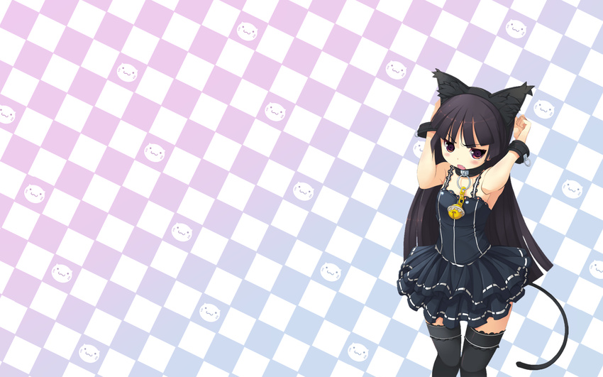 animal_ears catgirl fang gokou_ruri koflif lolita_fashion ore_no_imouto_ga_konna_ni_kawaii_wake_ga_nai tail thighhighs