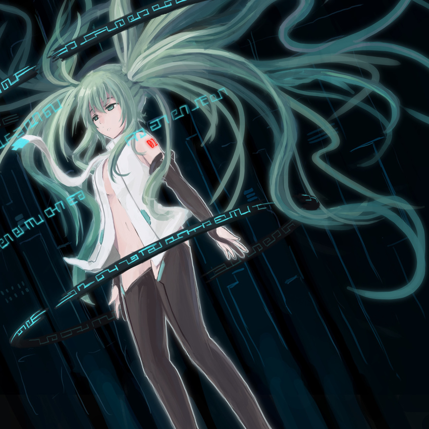 bad_id bad_pixiv_id censored convenient_censoring hatsune_miku hatsune_miku_(append) highres long_hair solo twintails very_long_hair vocaloid vocaloid_append zatsuon