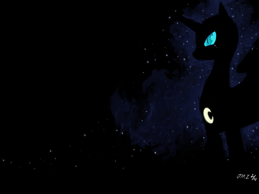 darkness elosande equine female feral friendship_is_magic horn horse mammal my_little_pony nightmare_moon_(mlp) pegacorn pony princess princess_luna_(mlp) royalty solo wallpaper winged_unicorn wings