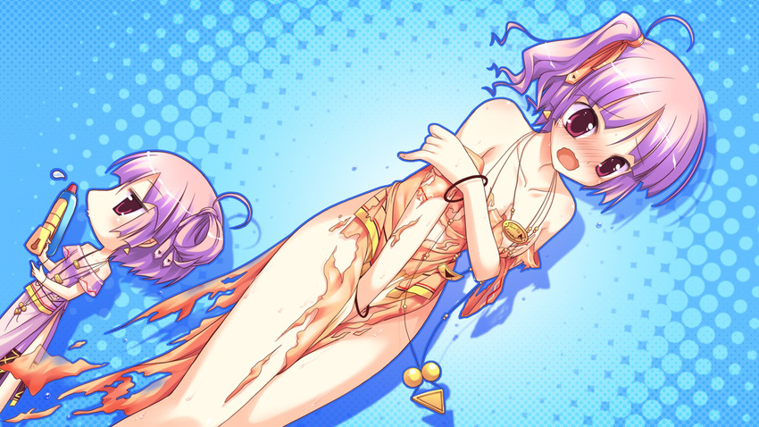 game_cg purple_hair ritos_tortilla salsa_tortilla shukufuku_no_campanella twins