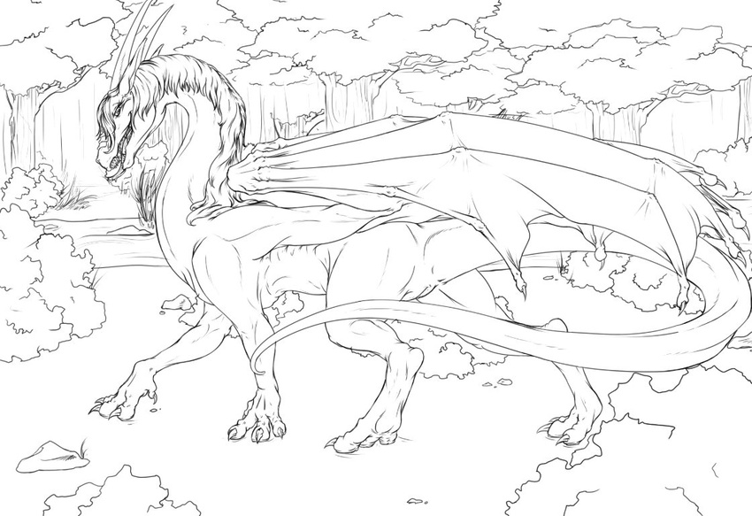 athus dragon female feral inks pussy riesy scalie solo wings