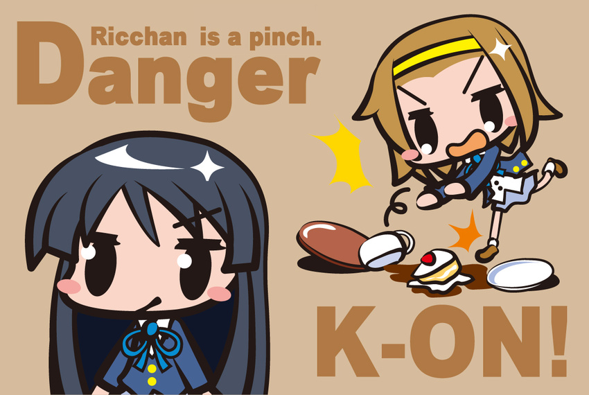 akiyama_mio chibi k-on! kisha_(quo_inari_taisha) tainaka_ritsu