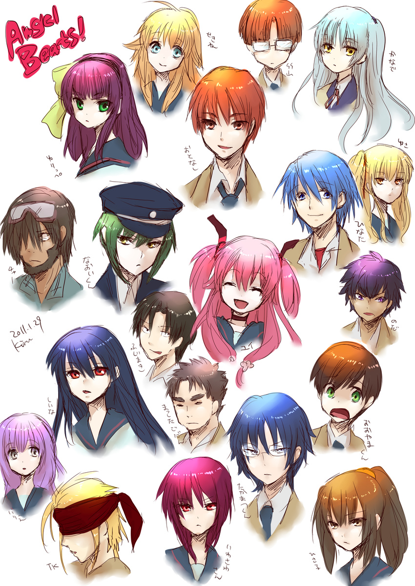 6+girls absurdres angel_beats! char_(angel_beats!) everyone fujimaki_(angel_beats!) highres hinata_(angel_beats!) hisako_(angel_beats!) igarashi_(angel_beats!) irie_(angel_beats!) iwasawa kiru_(kiki_ru) matsushita multiple_boys multiple_girls naoi_ayato noda_(angel_beats!) ooyama_(angel_beats!) otonashi_(angel_beats!) sekine shiina_(angel_beats!) takamatsu takeyama_(angel_beats!) tenshi_(angel_beats!) tk_(angel_beats!) yui_(angel_beats!) yuri_(angel_beats!) yusa_(angel_beats!)