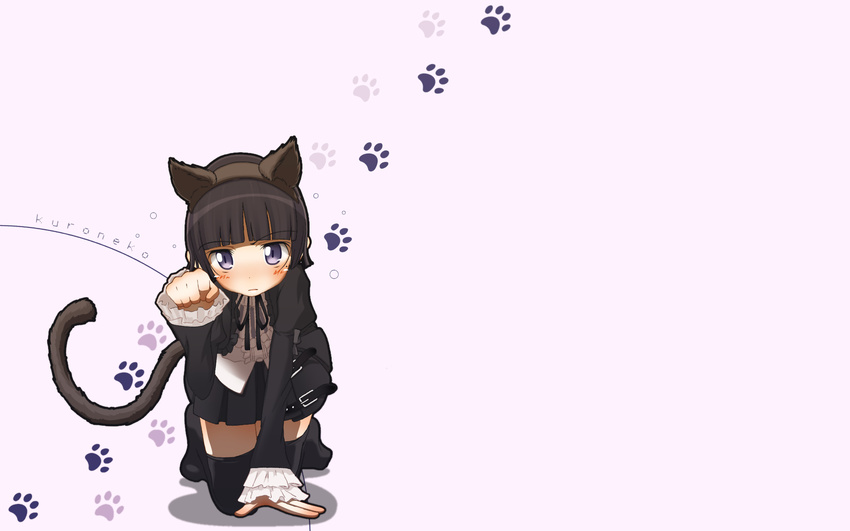 animal_ears ao_yasai gokou_ruri lolita_fashion ore_no_imouto_ga_konna_ni_kawaii_wake_ga_nai ribbons tail