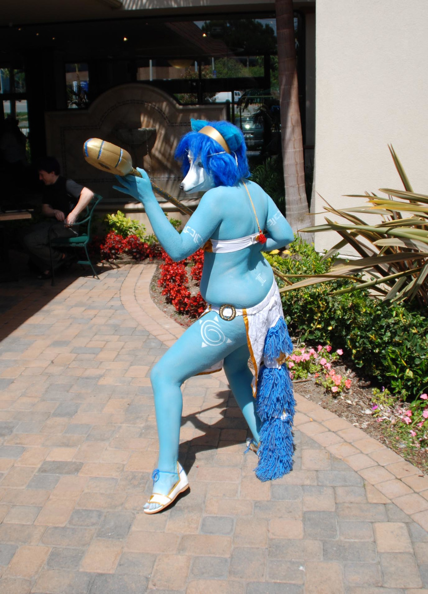 bodypaint canine chubby cosplay female fox fursuit human krystal mask photo r_there_moar? real star_fox video_games