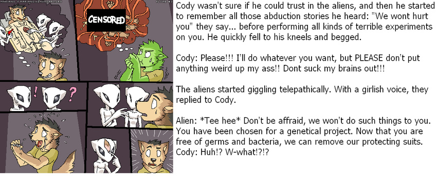 abducted alien censored comic lol mariano space_soot spacecraft ufo