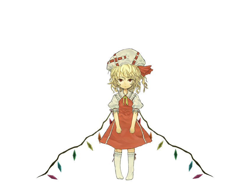 adapted_costume bad_id bad_pixiv_id child flandre_scarlet hat solo touhou tugihati_310 wings