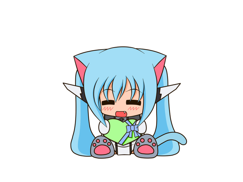 animal_ears catgirl chibi hatsune_miku suzunonaruki tagme tail vocaloid