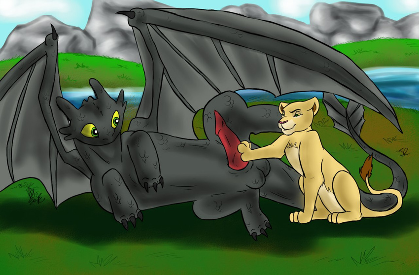 disney how_to_train_your_dragon kiara the_lion_king toothless