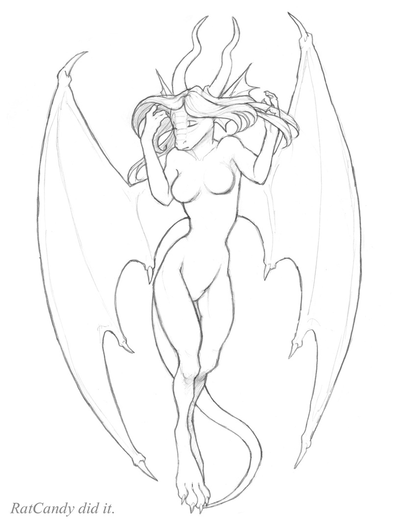 dragon female ratcandy scalie solo wings