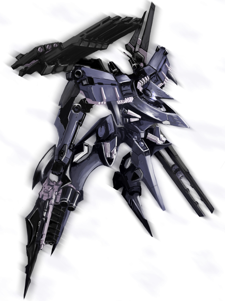 armored_core:_for_answer glowing glowing_eyes gun highres mecha no_humans psi_(spearbirds) rifle stasis weapon