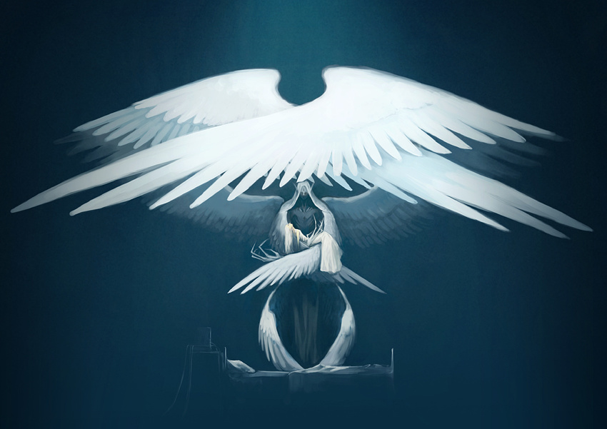 angel bed death solo ss_sakura wings
