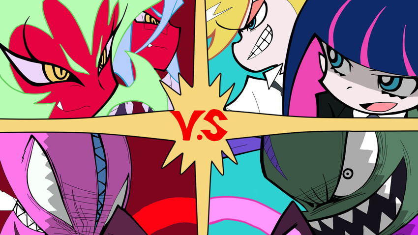 chuck fastener kneesocks_(character) panty_&amp;_stocking_with_garterbelt panty_(character) scanty stocking_(character)