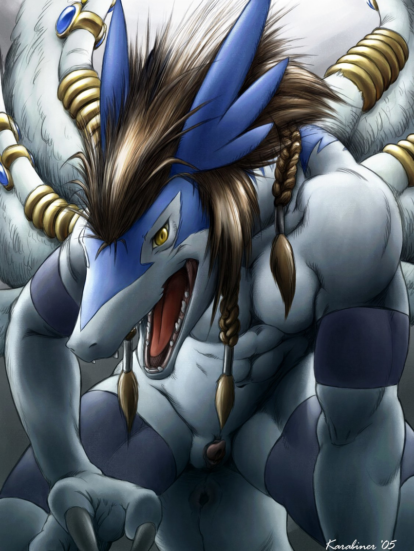 anthro anus karabiner legendz male penis penis_tip sergal sheath shiron solo