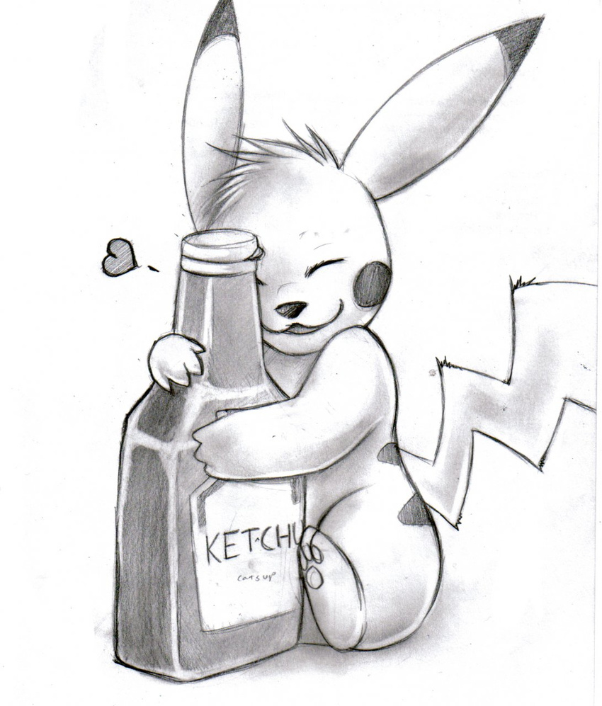 &hearts; cute ketchup pikachu pok&eacute;mon pun solo styxandstoned