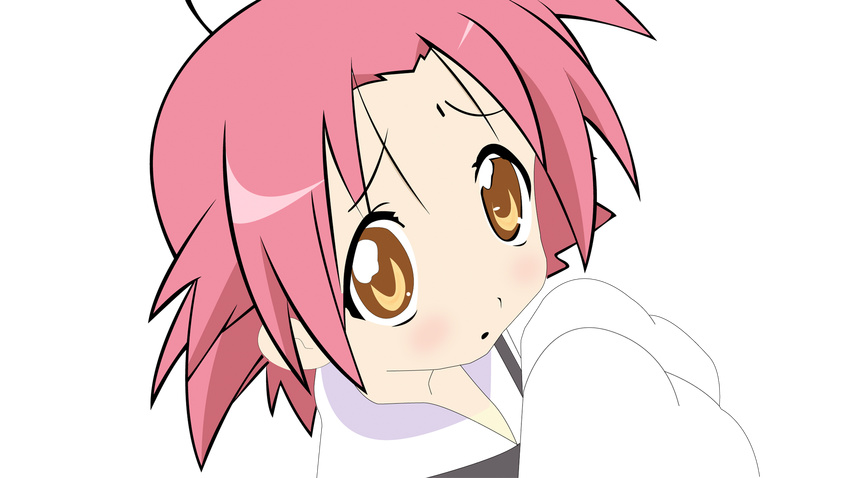 kogami_akira lucky_star pink_hair transparent vector