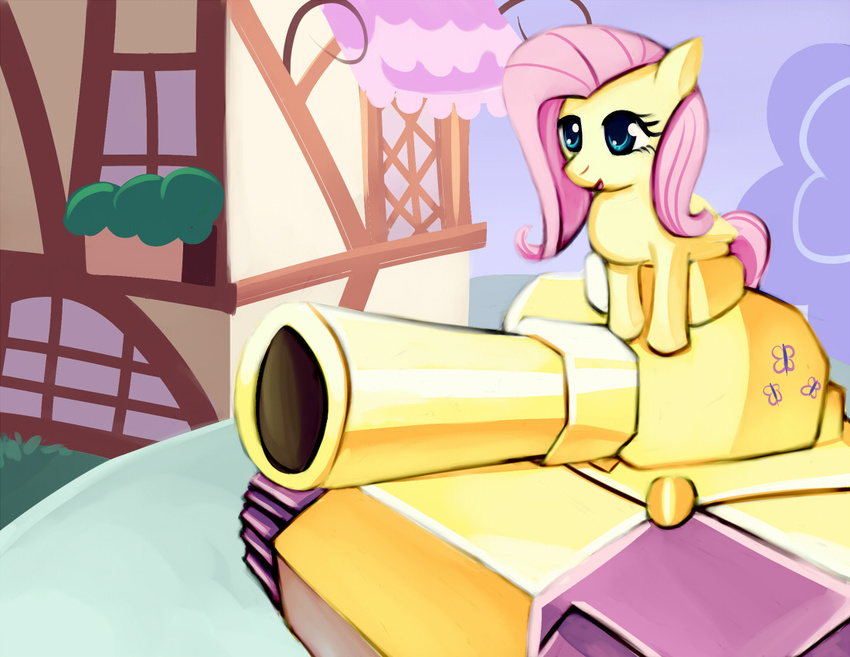 equine female feral fluttershy_(mlp) friendship_is_magic horse mammal my_little_pony negativefox pegasus pony solo tank wings