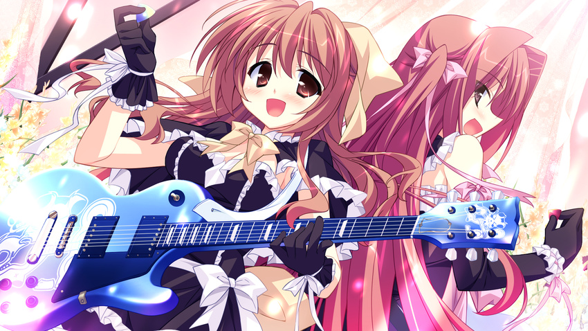 game_cg guitar hinata_mutsuki matsuoka_kanade natsume_otona skyfish yotsuiro_passionato!