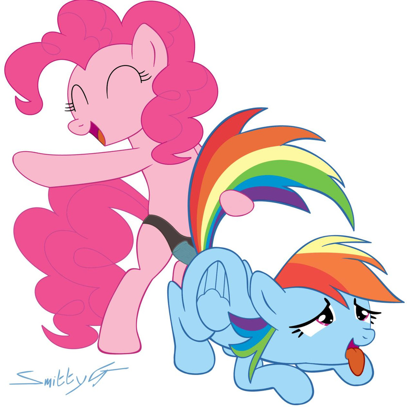 dildo equine friendship_is_magic gay horse male pegasus pinkie_pie_(mlp) pony rainbow_dash_(mlp) sex_toy