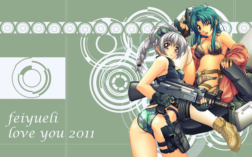 chidori_kaname full_metal_panic tagme teletha_testarossa