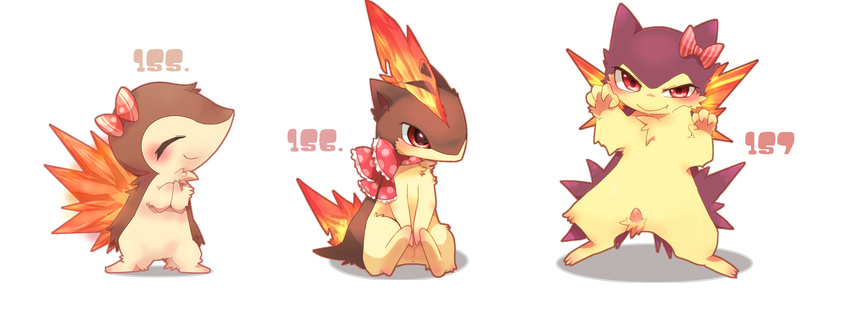 cyndaquil pokemon quilava tagme typhlosion