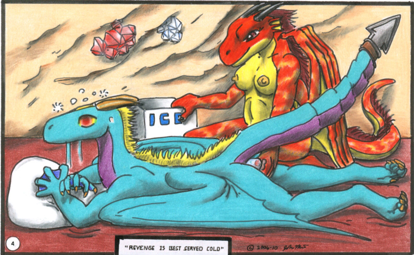 dragon dragon_fire_and_hot_water love scalie strait threesome