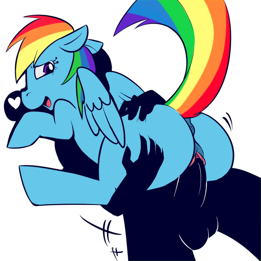 &lt;3 anatomically_correct anatomically_correct_pussy animal_genitalia anus balls bestiality butt embarrassed equine equine_pussy female feral friendship_is_magic hair happy happy_sex horse human interspecies looking_back male mammal mlp multi-colored_hair my_little_pony pegasus penetration penis pony pussy rainbow_dash_(mlp) rainbow_hair raised_tail sex smile straight tail unknown_artist wings