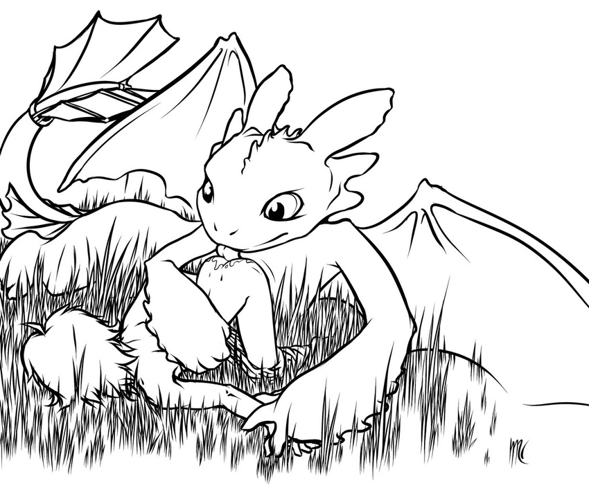 ambiguous_gender anal black_and_white dragon duo hiccup hiccup_(httyd) how_to_train_your_dragon human male mammal monochrome night_fury oral rimming sex toothless wings