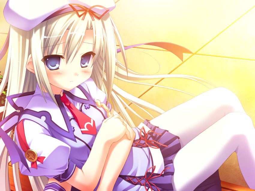 blush chikotam eltlinde_aschberg game_cg hat magicarat_radiant seifuku