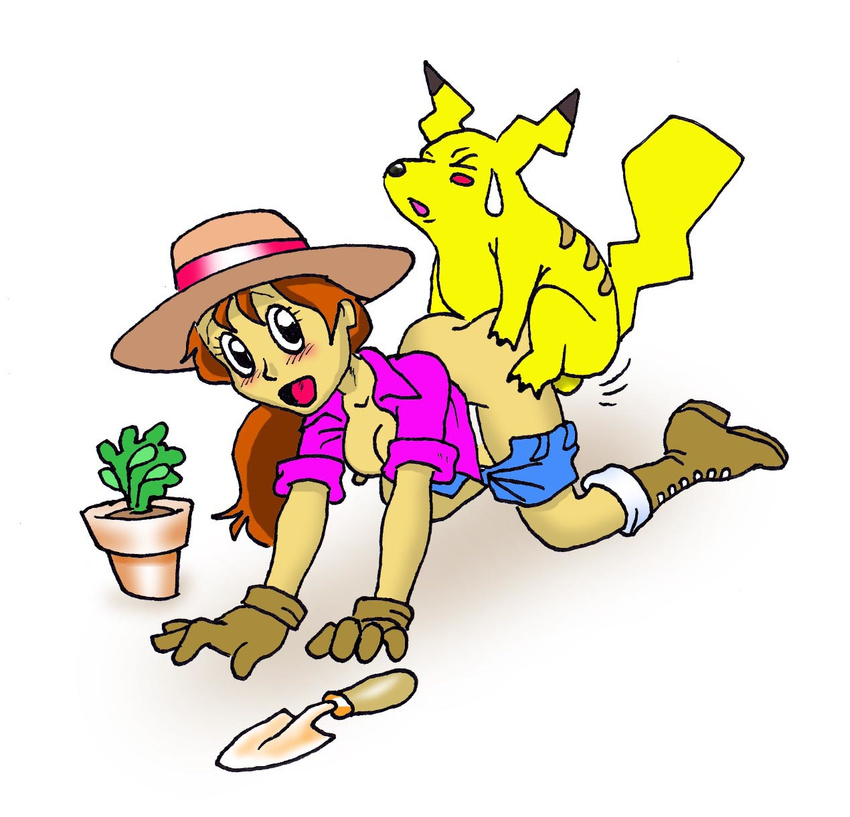 delia_ketchum dennis_clark pikachu pokemon tagme