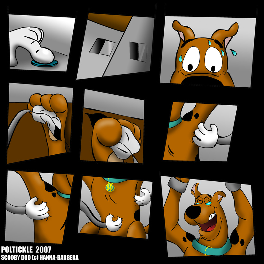 canine comic dog hindpaw poltickle tickle