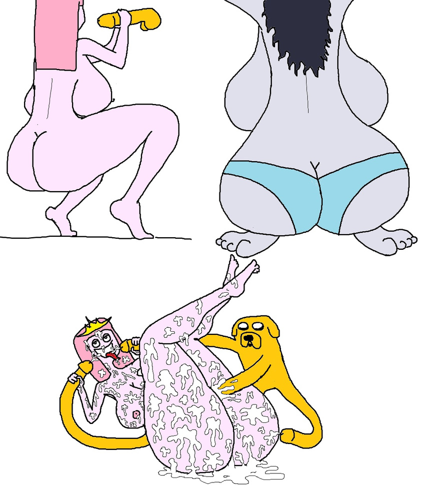 adventure_time jake_the_dog marceline princess_bubblegum tagme