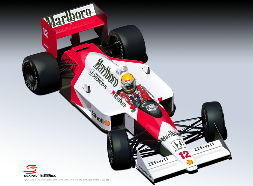 ayrton_senna car f1 formula_one helmet honda marlboro motor_vehicle vehicle