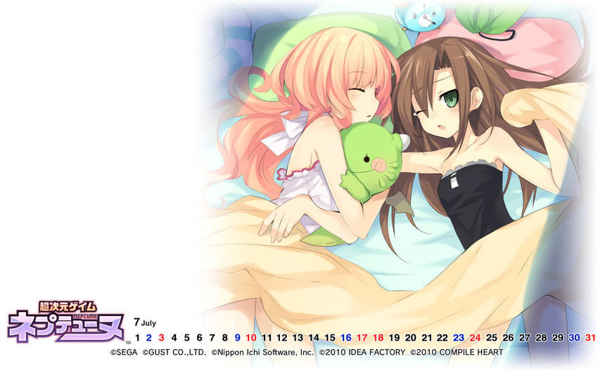 calendar compa hyperdimension_neptunia if long_hair tsunako