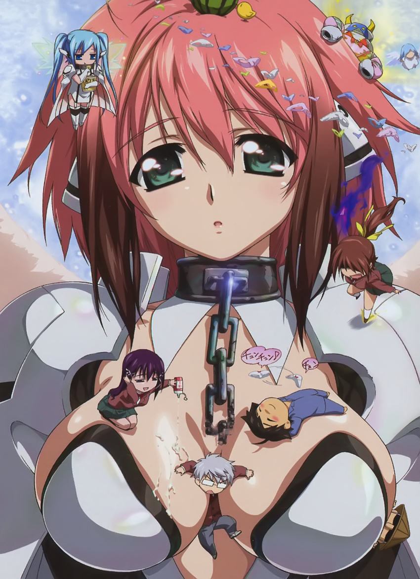 cleavage fixed ikaros jpeg_artifacts mitsuki_sohara nymph sakurai_tomoki satsukitane_mikako sora_no_otoshimono sugata_eishirou