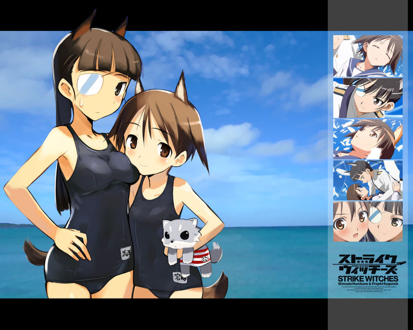 high_res mio_sakamoto miyafuji_yoshika strike_witches tagme wallpaper