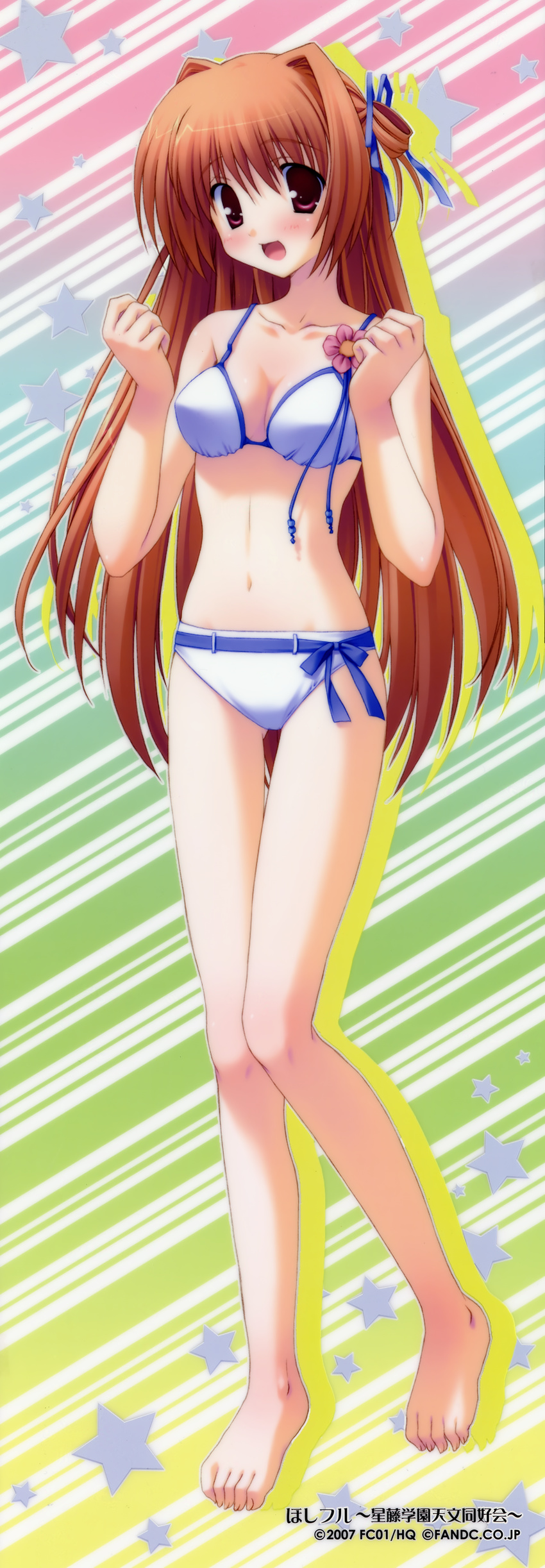 bikini hoshiful ikegami_akane kusuhara_kotone mizugi stick_poster