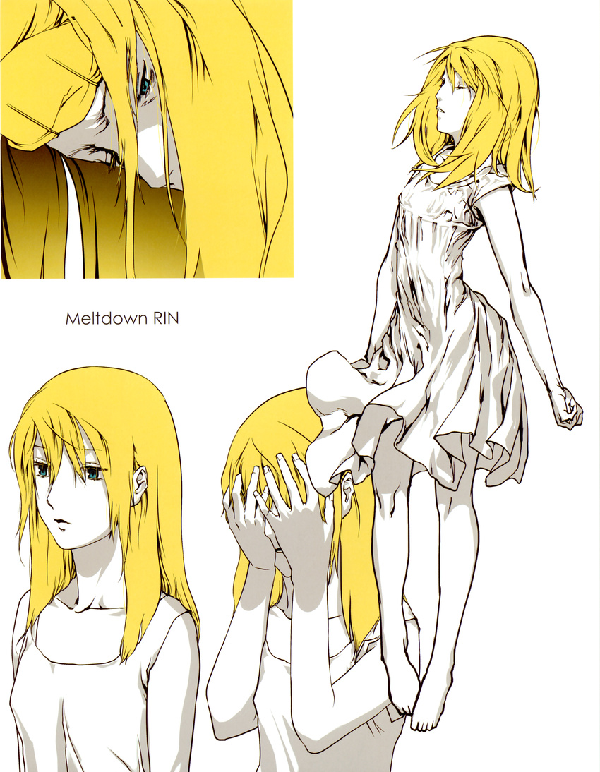 absurdres dress kagamine_rin meltdown_(vocaloid) nagimiso nagimiso.sys vocaloid