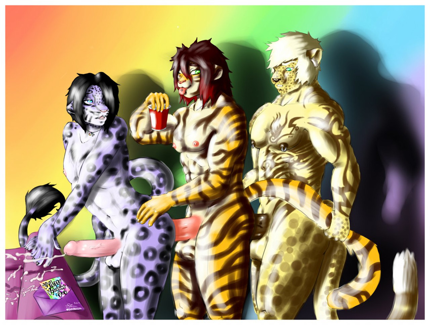 boytrain cheetah contrast feline gay lion male rainbow shadow snow_leopard sxf-pantera tiger valentines_day