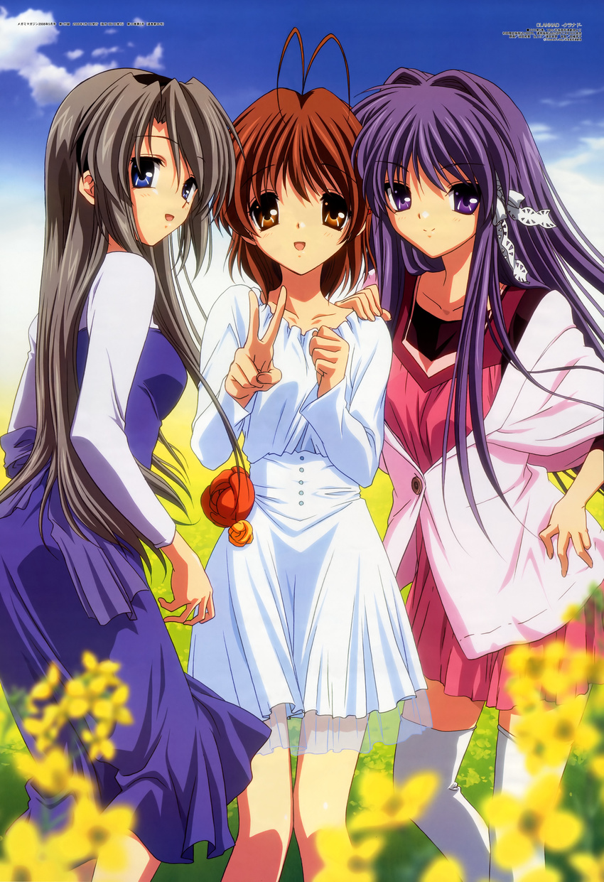 clannad fujibayashi_kyou furukawa_nagisa group ikeda_kazumi sakagami_tomoyo