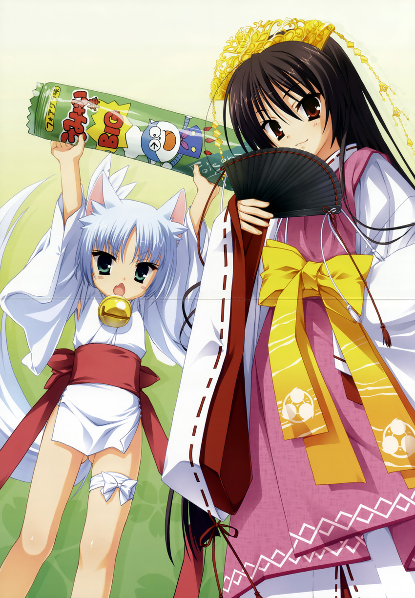 crease kitsune kobuichi muririn rindou_ruri tail tenshinranman unohana_no_sakuyahime