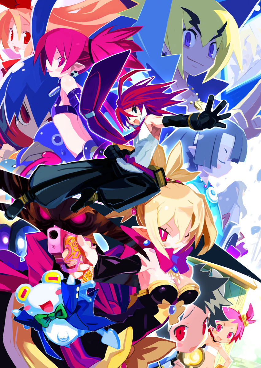 adell axel_(disgaea) disgaea disgaea_2 etna flonne hanako harada_takehito laharl prinny rozalin taro_(disgaea) tink yukimaru