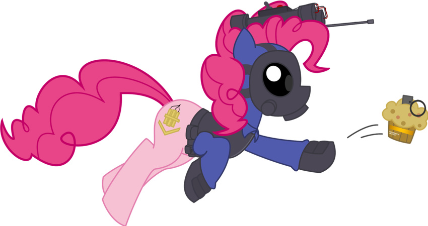 cupcakes cutie_mark equine female feral friendship_is_magic gas_mask gloves grenade horse killing_floor_(video_game) mammal my_little_pony pinkie_pie_(mlp) pipe_bomb pony unknown_artist video_games