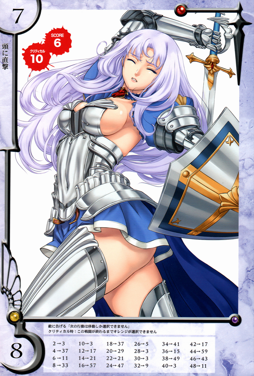 annelotte armor eiwa queen's_blade thighhighs