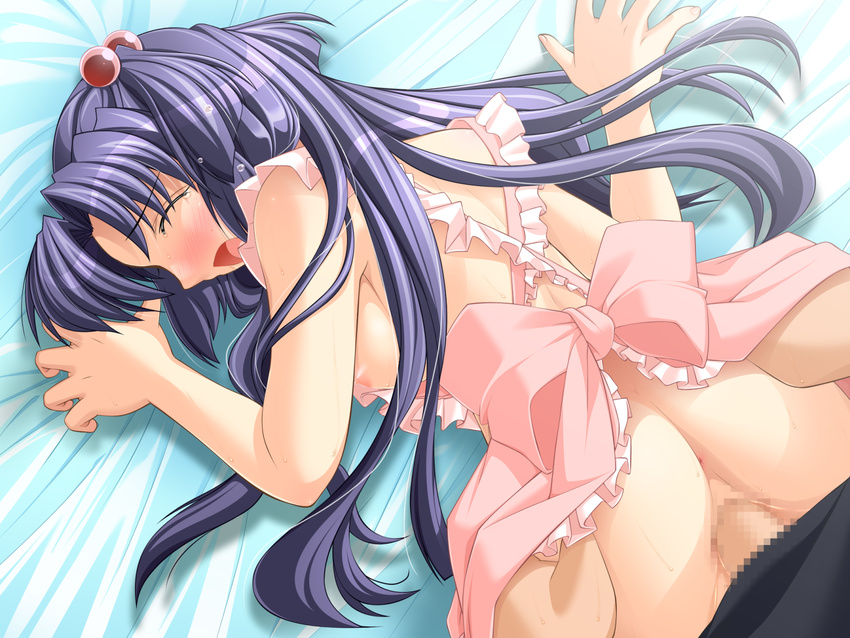 censored clannad hadaka_apron ichinose_kotomi nipples sex watsuki_ayamo watsukiya