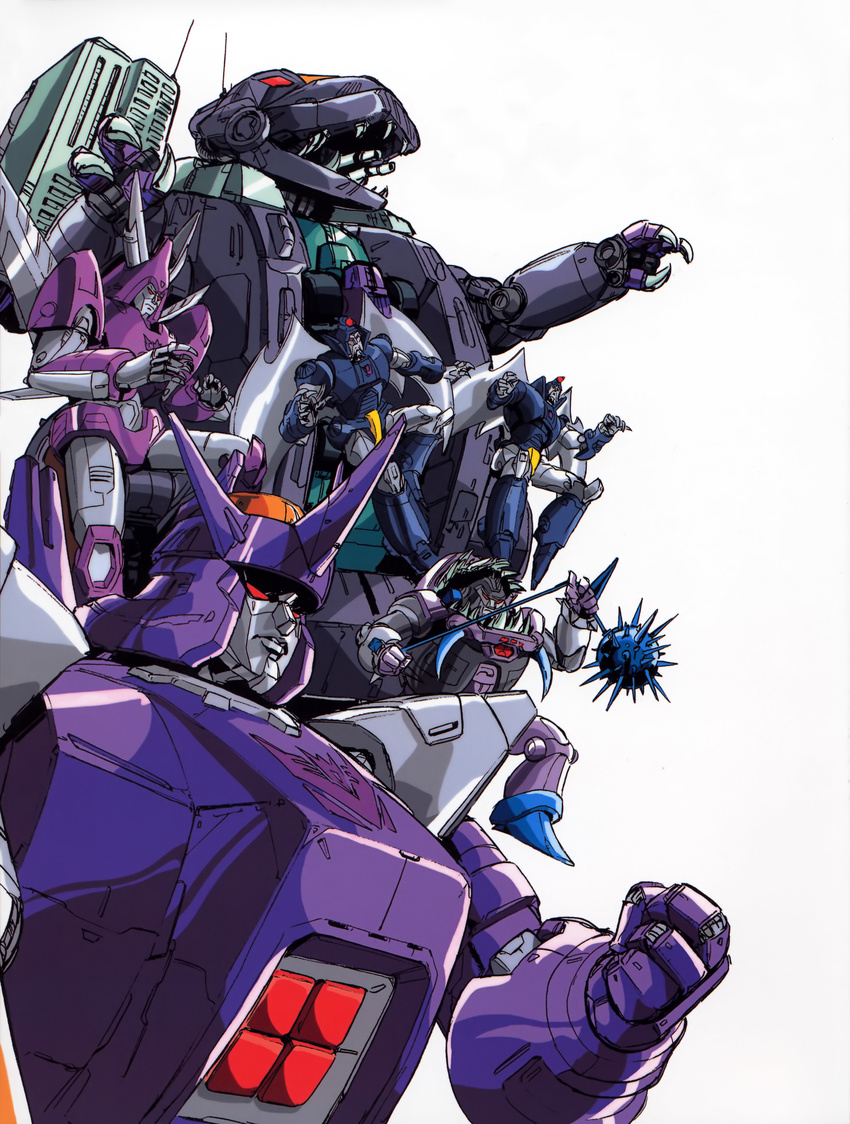 cyclonus decepticons galvatron gnaw_(transformers) mecha saitou_akihide scourge transformers trypticon