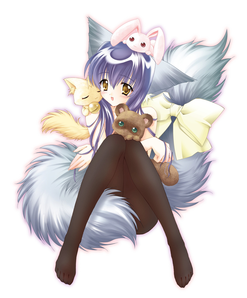 kemonomimi koma louis&amp;amp;visee pantyhose tail_tale topless