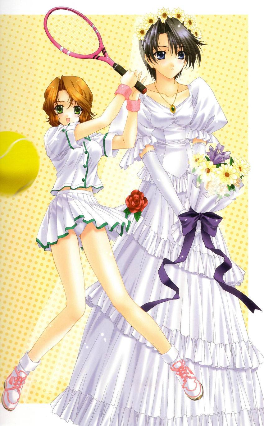 kimizuka_aoi pantsu tagme tennis wedding_dress