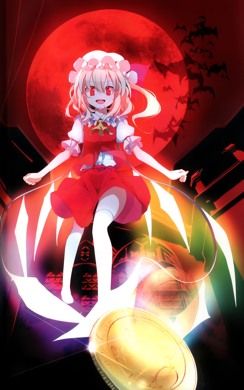 binding_discoloration flandre_scarlet oouso thighhighs touhou usotsukiya