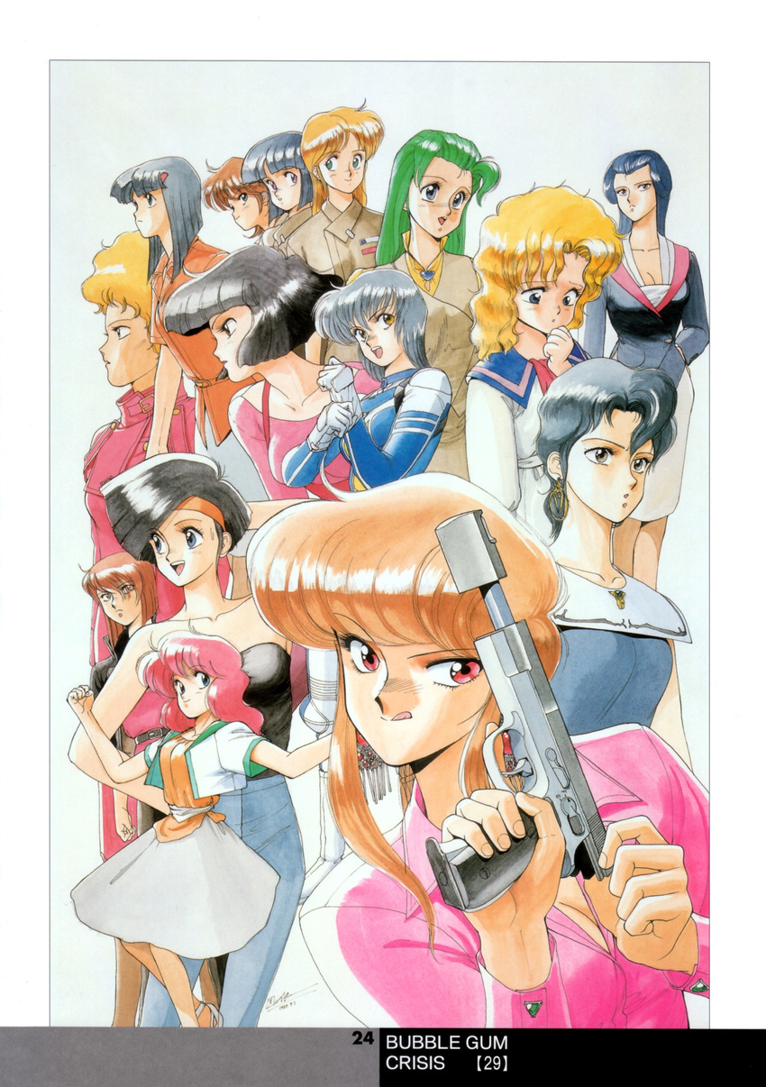 asagiri_priscilla bubblegum_crisis nene_romanova pantyhose sonoda_kenichi sylia_stingray yamazaki_linna